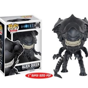 Vaulted Boxed Funko Pop Aliens alien Queen 6 Inch 346 and Lootcrate Face hugger